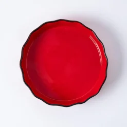 KSP Tuscana Round Fluted Pie Dish (Red)