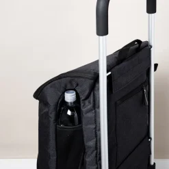 KSP Urban 'Solid' Aluminum Shopping Trolley (Black)