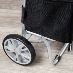 KSP Urban 'Solid' Aluminum Shopping Trolley (Black)
