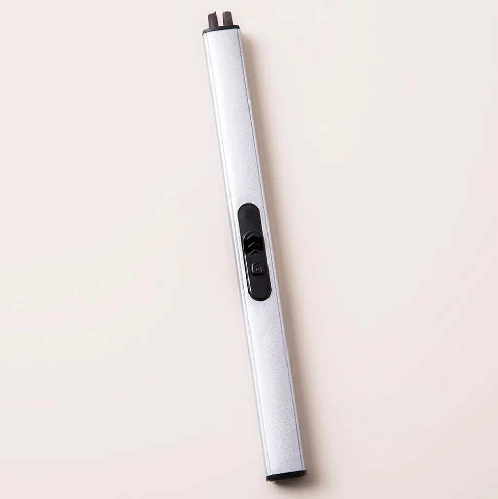 KSP Vela Rechargeable USB Lighter (Silver)