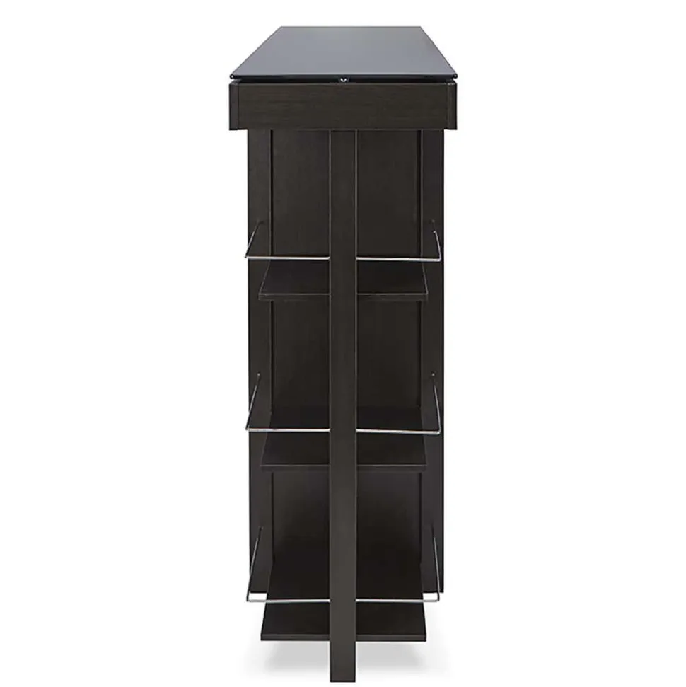 KSP Venice Bar Unit with Glass Top (Espresso)
