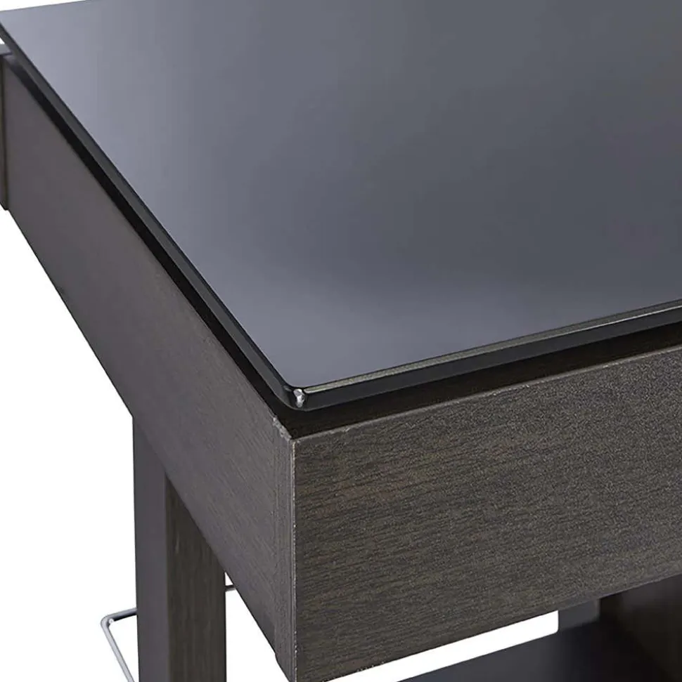 KSP Venice Bar Unit with Glass Top (Espresso)