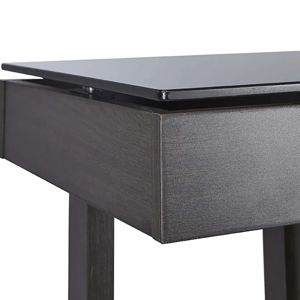 KSP Venice Bar Unit with Glass Top (Espresso)