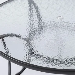 KSP Verona 'Round' Patio Table and Chairs - Set of 5 (Grey)