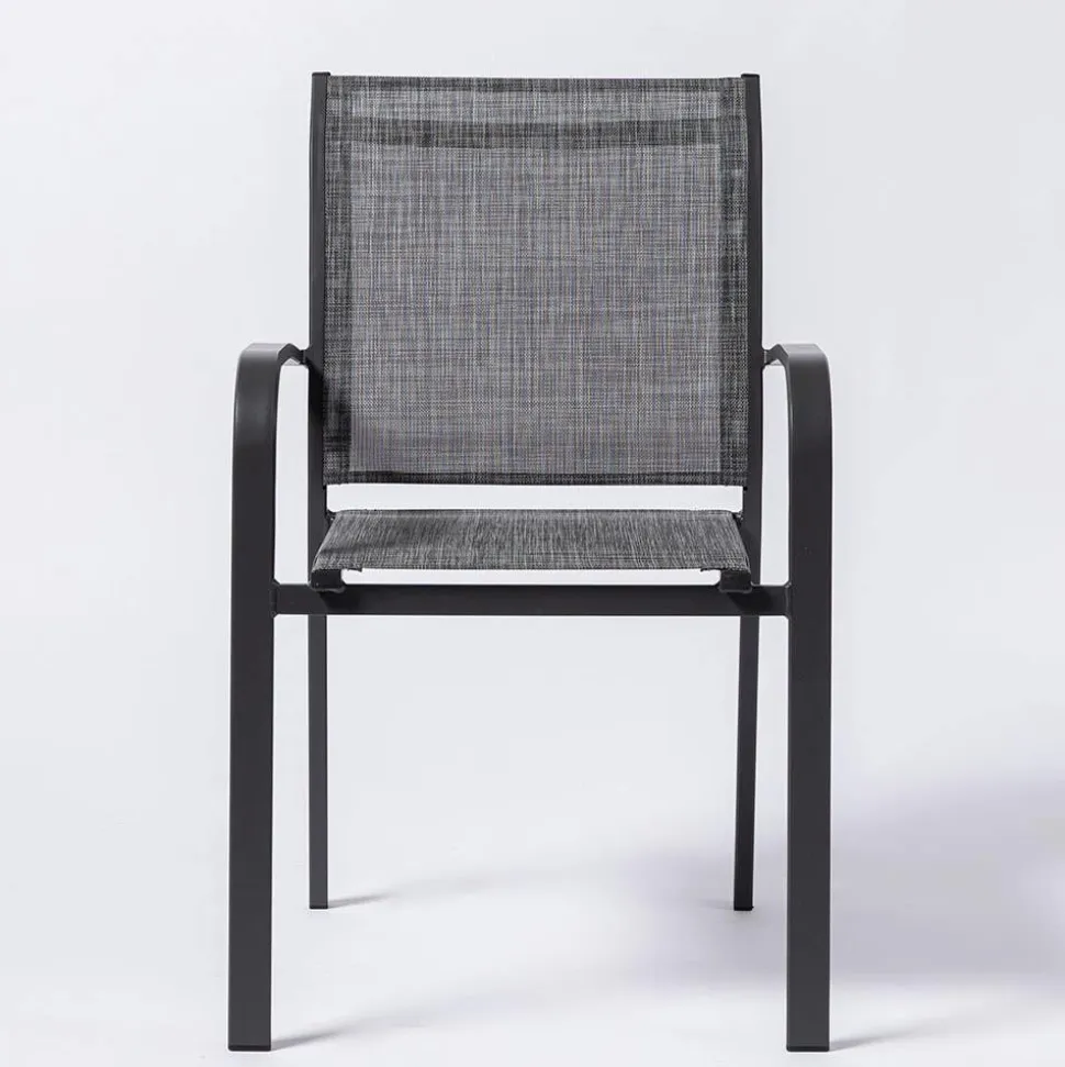 KSP Verona 'Round' Patio Table and Chairs - Set of 5 (Grey)