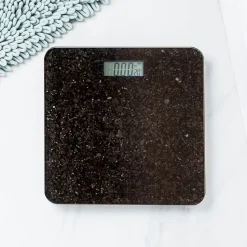 KSP Verra Glass 'Granite' Digital Bathroom Scale (Black)