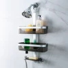 KSP Versaslide Adjustable Shower Caddy 3-Tier (Aluminum/Smoke)
