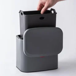 KSP Vesper Compost Bin with Hanging Hook (Matte Grey)