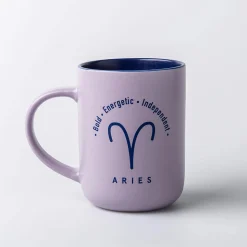 KSP Zodiac 'Aries' Porcelain Mug 16oz. (Pink)