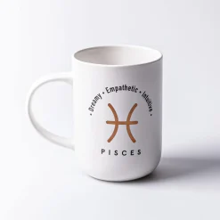 KSP Zodiac 'Pisces' Porcelain Mug (White)
