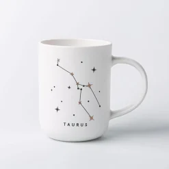 KSP Zodiac 'Taurus' Porcelain Mug 16oz. (White)