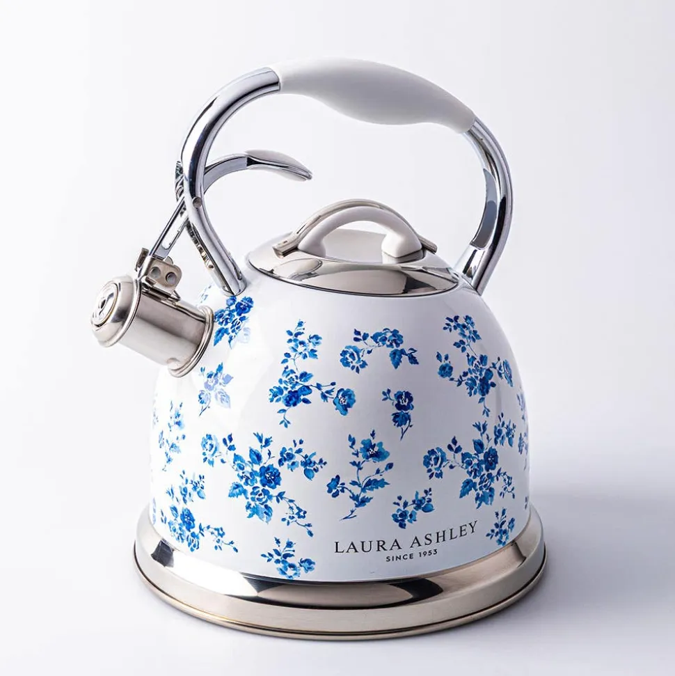 Laura Ashley China Rose Stovetop Kettle 2.5L (White)