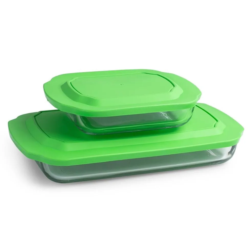 Libbey Baker's Basics Glass Bakeware Combo - Set of 4