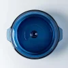 Libbey Baker's Basics Glass Casserole with Lid 3 L (Azul Denim Blue)