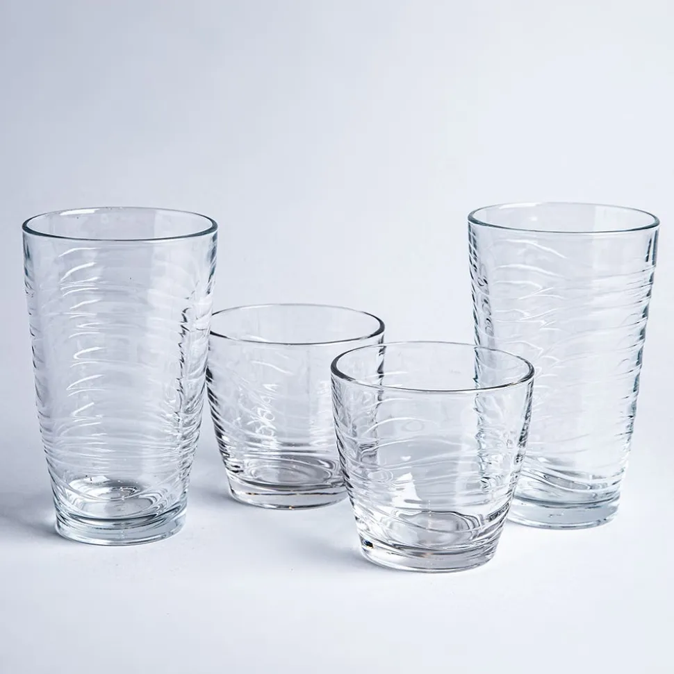 Libbey Tumbler & Rocks 'Orbita' Combo - Set of 16 (Clear)