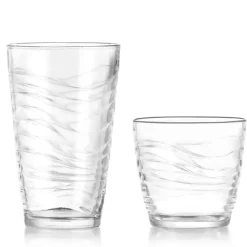 Libbey Tumbler & Rocks 'Orbita' Combo - Set of 16 (Clear)