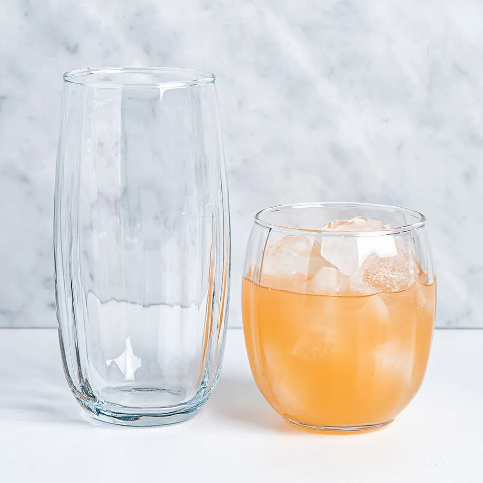 Libbey Tumbler & Rocks 'Samba' Combo - Set of 16 (Clear)