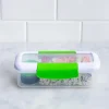Locksy Click 'N' Go 411ml Snack and Dip Container (Green)