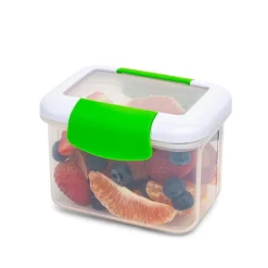 Locksy Click 'N' Go 440ml Snack Container (Green)