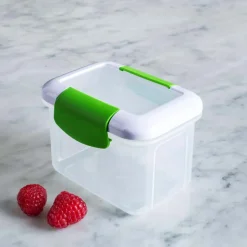 Locksy Click 'N' Go 440ml Snack Container (Green)