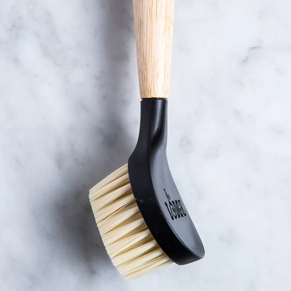 Lodge Kitchen Gear Wood Cast Iron Scrubber Brush (Natural)