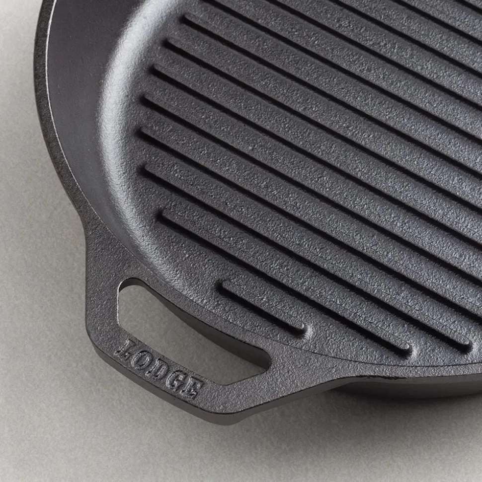 Lodge Logic Cast Iron Grill Pan - 10.25"