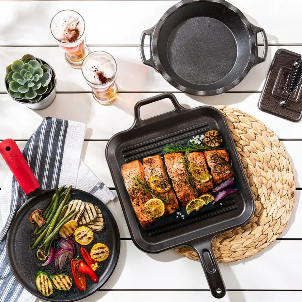 Lodge Pro Logic Cast Iron Reversible Grill Pan