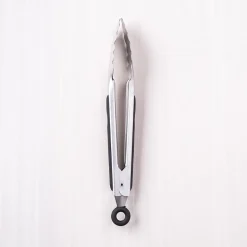 Luciano Gourmet Locking Tongs with Rubber Handles (9.5")