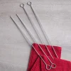 Luciano Grill Metal BBQ Skewer - Set of 4 (Stainless Steel)