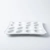 Martha Stewart Patterson Egg Serving Platter (White)