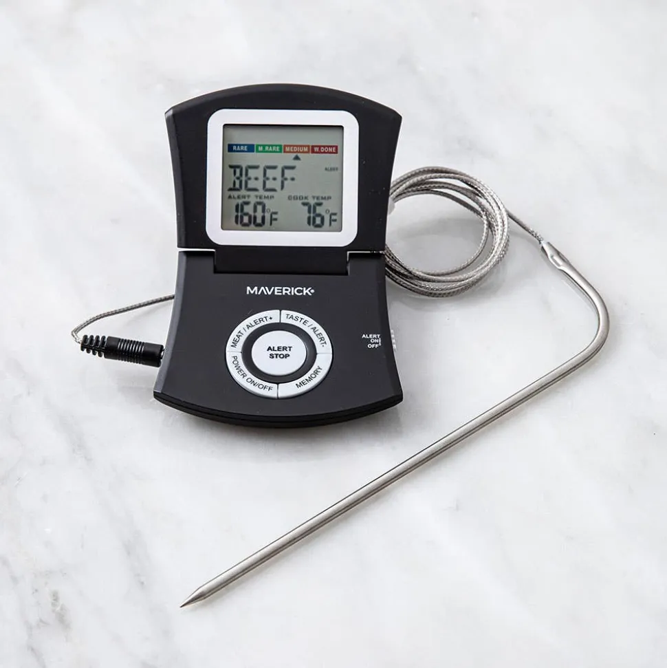 Maverick Redi-Chek Digital Thermometer with Probe (Black)