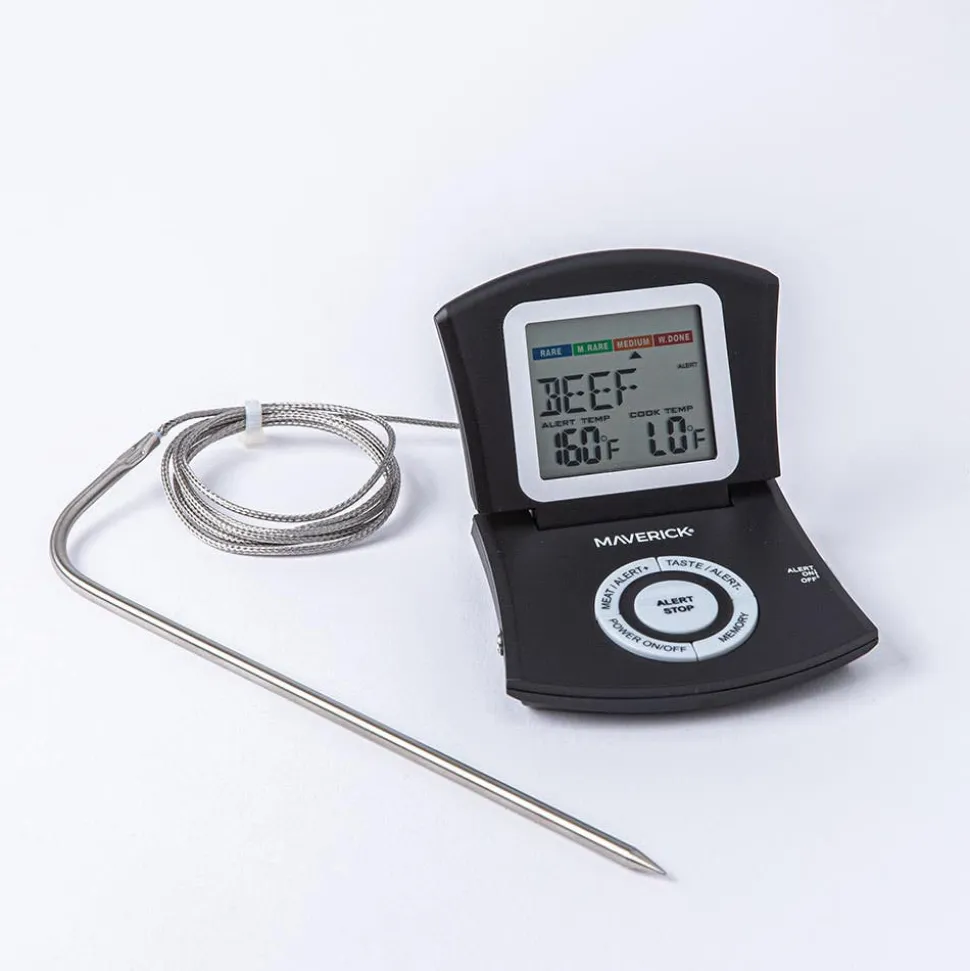 Maverick Redi-Chek Digital Thermometer with Probe (Black)