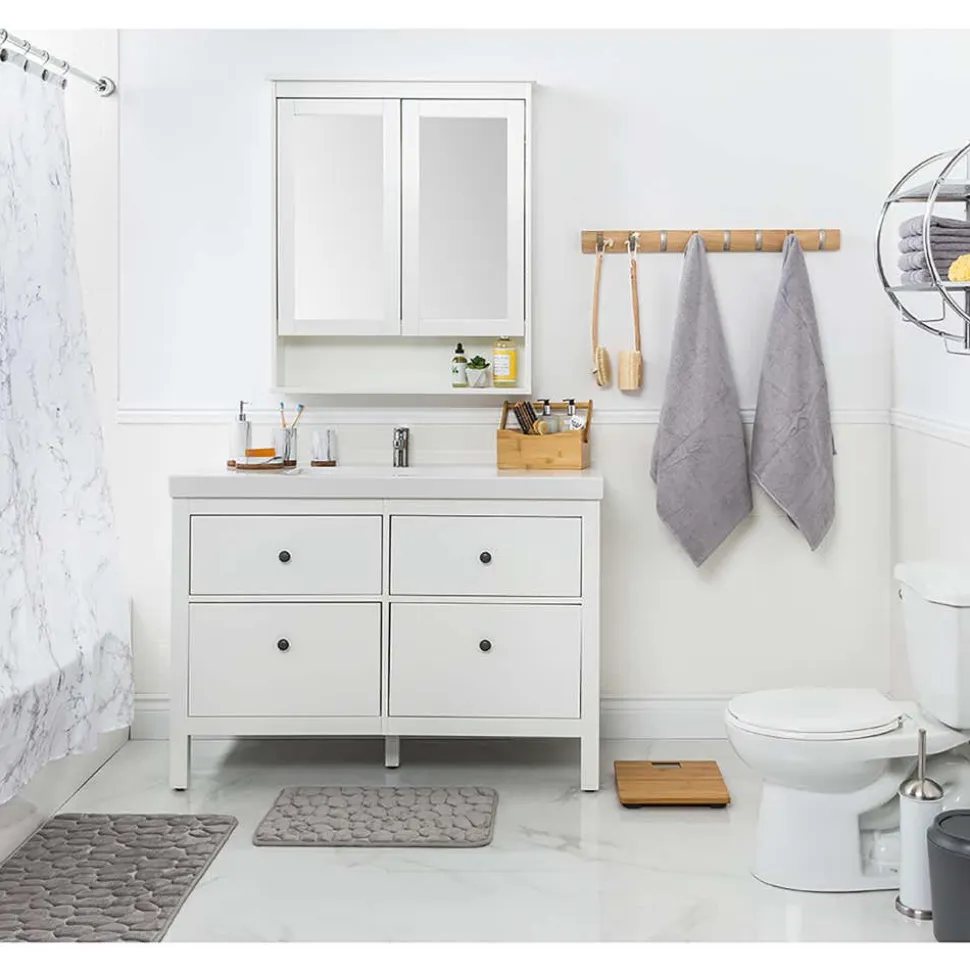 Moda At Home Allure Cotton Hand Towel (Marble Grey)