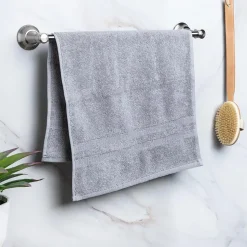 Moda At Home Allure Cotton Hand Towel (Marble Grey)