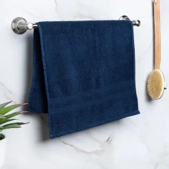 Moda At Home Allure Cotton Hand Towel (Indigo)