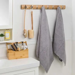 Moda At Home Allure Turkish Cotton Bath Sheet (Marble Grey)