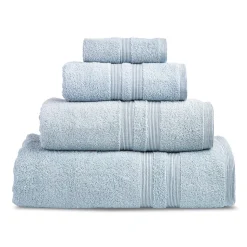 Moda At Home Allure Turkish Cotton Bath Sheet (Powder Blue)
