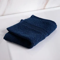 Moda At Home Allure Turkish Cotton Face Towel (Indigo)