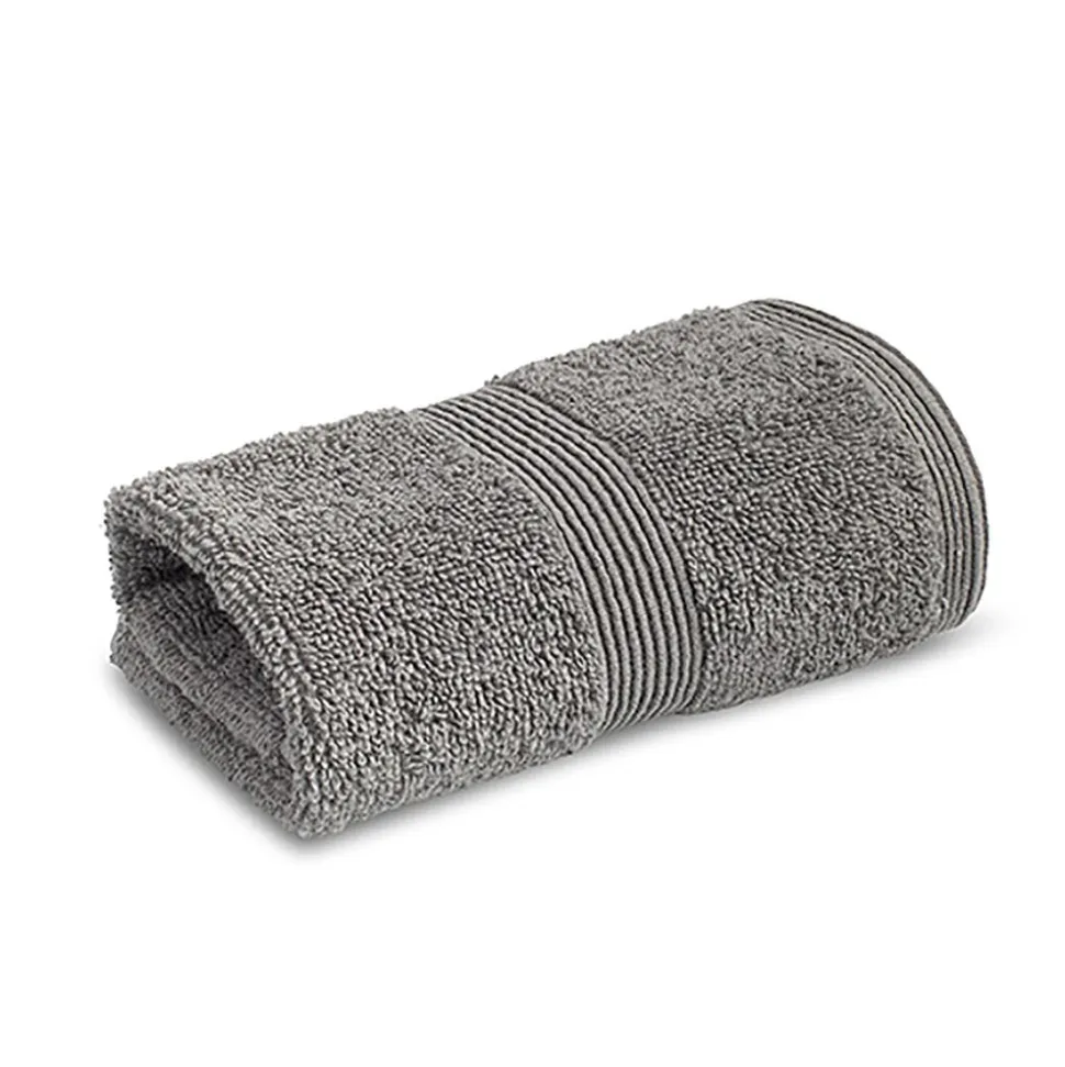 Moda At Home Allure Turkish Cotton Face Towel (Dark Grey)