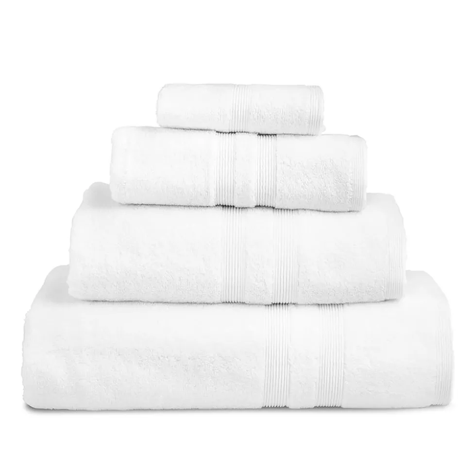 Moda At Home Allure Turkish Cotton Bath Sheet (White)