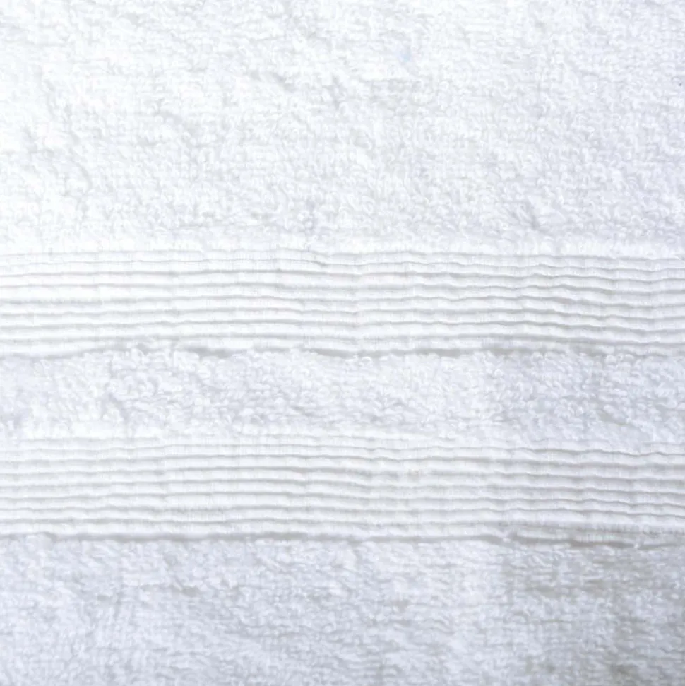 Moda At Home Allure Turkish Cotton Bath Sheet (White)