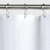 Moda At Home Belgian 'Waffle' Shower Curtain (White)