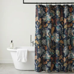 Moda At Home Berwick Fabric Shower Curtain