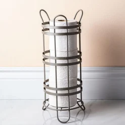 Moda At Home Duke Toilet Paper Reserve-Holder (Satin)