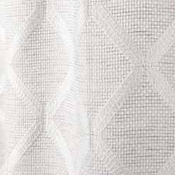 Moda At Home Linden Jacquard Shower Curtain (Grey/White)