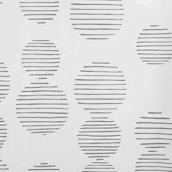 Moda At Home Mylo Peva Shower Curtain (Frost/Black)