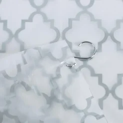 Moda At Home Windsor Peva Shower Curtain (Frost/Silver)
