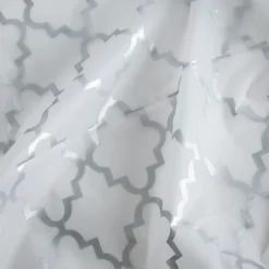Moda At Home Windsor Peva Shower Curtain (Frost/Silver)