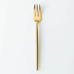Natural Living Stainless Steel Fork 5" (Gold)