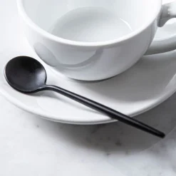 Natural Living Stainless Steel 'Small' Condiment Spoon (Black)
